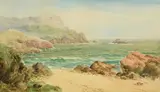 Alexander Williams, Dooagh Bay, Rosapenna, Donegal, watercolour