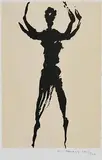 Dancing Figure by Louis le Brocquy, limited edition lithograph - numbered 292 from an edition of 500, sold Mar 2021