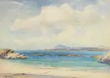 Wycliffe Egginton, Connemara Coastline, watercolour