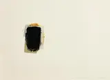 Ciarán Lennon, Lens, 2008, acrylic paint on arcylic sheet/glue/wire mesh and graphite subbing