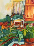 Jo-Anne Yelen, Lazy Days, oil on canvas