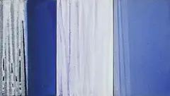 Anne Madden, Window, 1975, acrylic on canvas - triptych