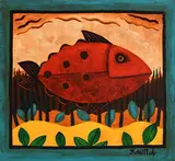 The Deep Blue by Graham Knuttel, oil on canvas, sold Mar 2021