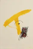 Antoni Tapies Spanish, Als Mestres de Catalunya, 1974, limited edition lithograph - numbered 75 from an edition of 100