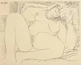 Pablo Picasso Spanish, Nude