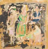 Julie Poulsen, The Singalong, oil on canvas
