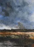 Bernard Reynolds, Near the Lake, 1992, oil on board