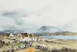 Val Byrne, Muckish from Sheephaven, Co. Donegal, 2001, watercolour