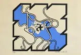 Micheal Farrell, Untitled, 1965, limited edition lithograph - numbered 50 from an edition of 50
