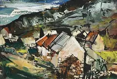 Kenneth Webb, Tra na Rossan, Co. Donegal, mixed media on board