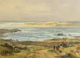 The Foreland, Co. Donegal by Frank McKelvey, oil on canvas, offered Jan 2021