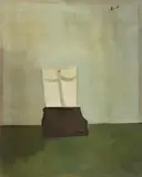 Charles Brady, Envelope Stand, oil on canvas