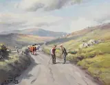 Away Home by Charles McAuley, oil on canvas, sold Jan 2021