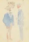 Captain by Jack Butler Yeats, watercolour, sold Jan 2021