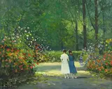 The Rose Garden by Norman J. McCaig, oil on canvas board, sold Jan 2021