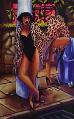 Rachel Strong, Working Girls, oil on canvas