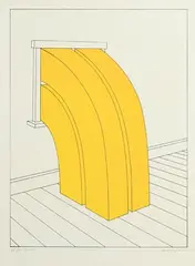Patrick Hughes, Sunlight, 1974, screenprint - artist's proof