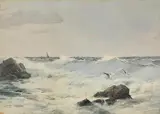 Helen Sophie O'Hara, Atlantic Swell, watercolour