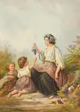 Francis William Topham, Feeding on Grapes