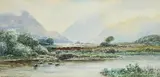 Alexander Williams, Gap of Dunloe from Laune River, watercolour