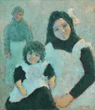 Norman J. Smyth, Daughters, 1996, oil on canvas