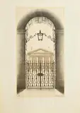 Robert Ballagh, Trinity College, 1982, limited edition lithograph - numbered 49 from an edition of 300