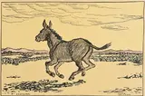 Evening by Jack Butler Yeats, hand coloured Cuala Press print, sold Jan 2021
