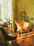 Mark O'Neill, Evening Light, 2002, oil on board