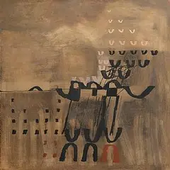 Colin Middleton, Gulls: Drumrush, 1968, oil on board