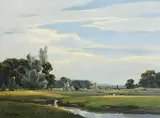 Frank McKelvey, Cattle Grazing by the Stream