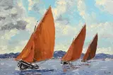 Ivan Sutton, Galway Hookers, Roundstone Bay