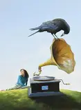 Jimmy Lawlor, The Music Lesson, oil on board