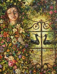 Mark Shields, The Uttermost Gate, 1986, oil on canvas laid on board