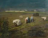 George Weissbort, The Gleaners, 1965, oil on board