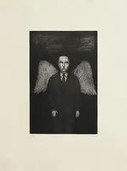 John Kirby, After Life, 2000, etching - numbered 18 from an edition of 20