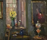 Liam Treacy, Interior with Lamp