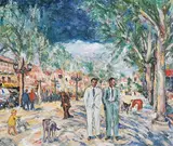 David Clarke, Lorca with Friend (The artist Manuel Angeles Ortiz)