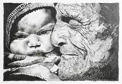 Janice Lightowler, Just Love, charcoal