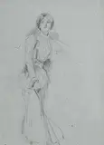 John Butler Yeats, Female Portrait (Possibly Hazel Lavery)