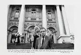 Francis Bacon, Tate Gallery, London by John Minihan, 1985, silver gelatin print, sold Nov 2020