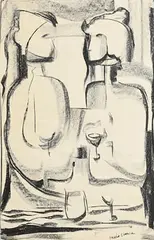 David Clarke, The Celebration, crayon