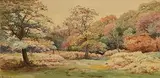 Henry Albert Hartland, Killarney Park, watercolour