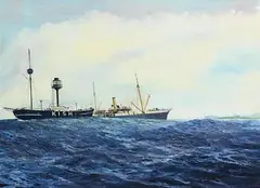 Kenneth King, The Kish Off the West Coast, 1983, oil on board