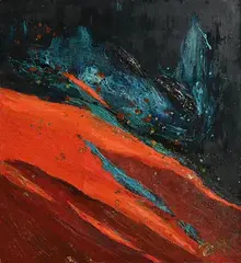 Ann Dunphy, Untitled, acrylic on board