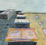 Andrej Getman, Room with a View, 2020, oil on canvas