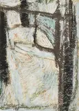 John O'Leary, Study for Silent Winter, 1991, pastel on paper