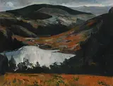 Peter Collis, Lough Tey, Co. Wicklow III, oil on canvas laid on board