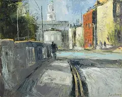 Donald Teskey, Pepper Canister Church, Dublin, oil on canvas