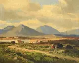 Maurice Canning Wilks, Twelve Pins from Innishnee Island, Co. Galway