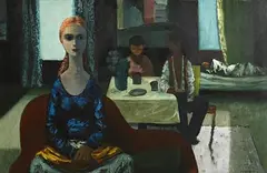 Daniel O'Neill, Interior, oil on board
